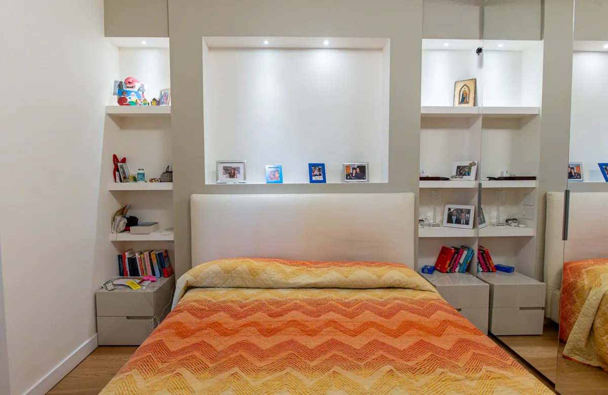 Camera da letto ristrutturata